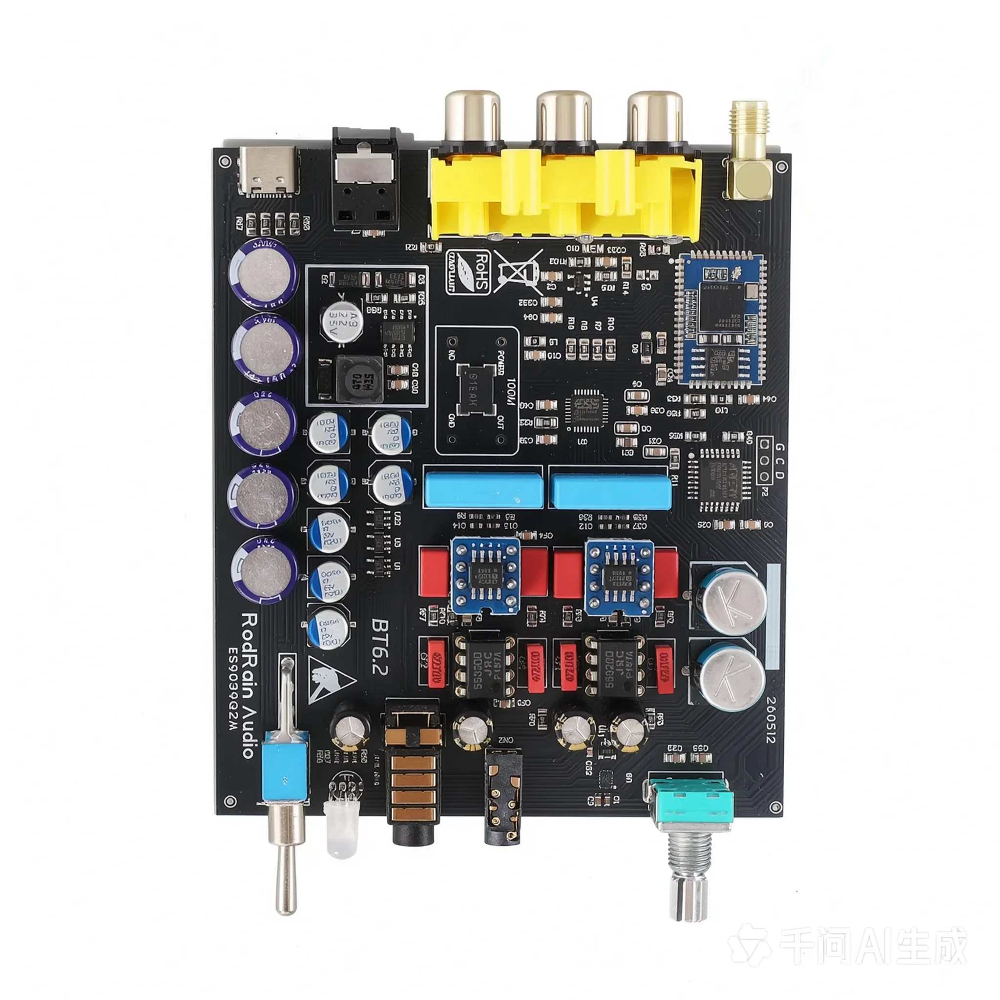 B9 Bluetooth 6.2 Lossless ES9039 Decoder APTX LDAC High-End HIFI Receiver Upgraded 5.4 for Audio Enthusiasts
