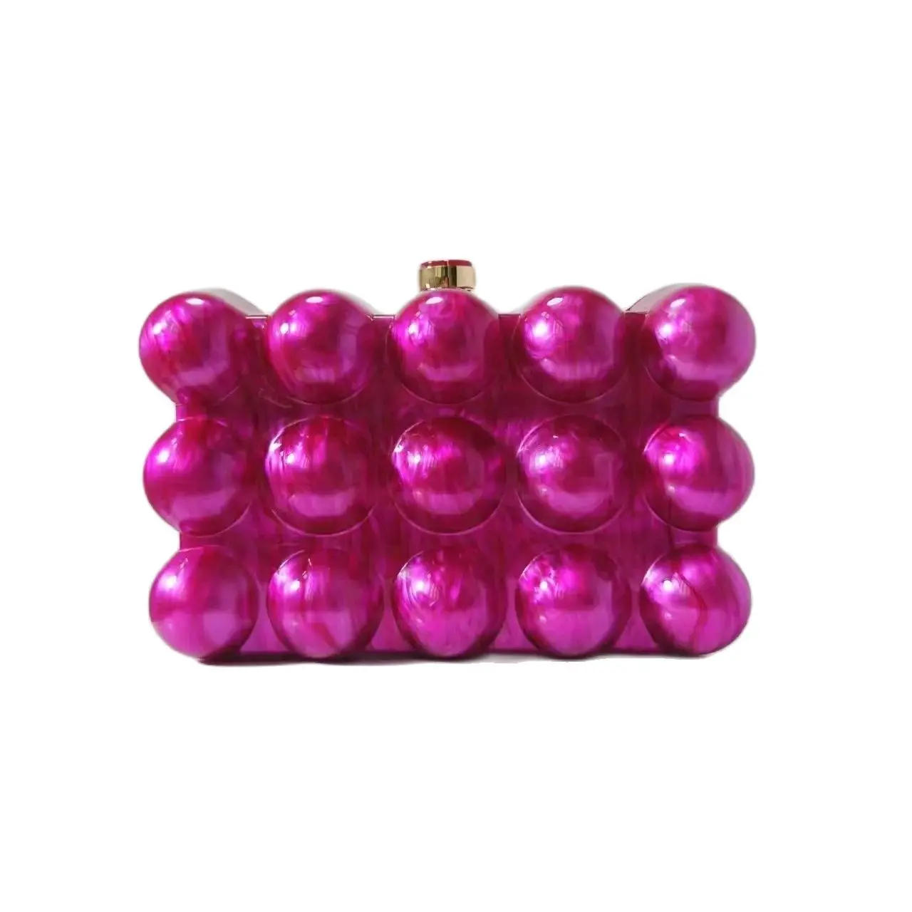 Luxury Acrylic Box Shimmer Striped Women's Handbag Luxury Fashion Evening Bag Wedding Party Clutch Purse Shoulder Crossbody Bag