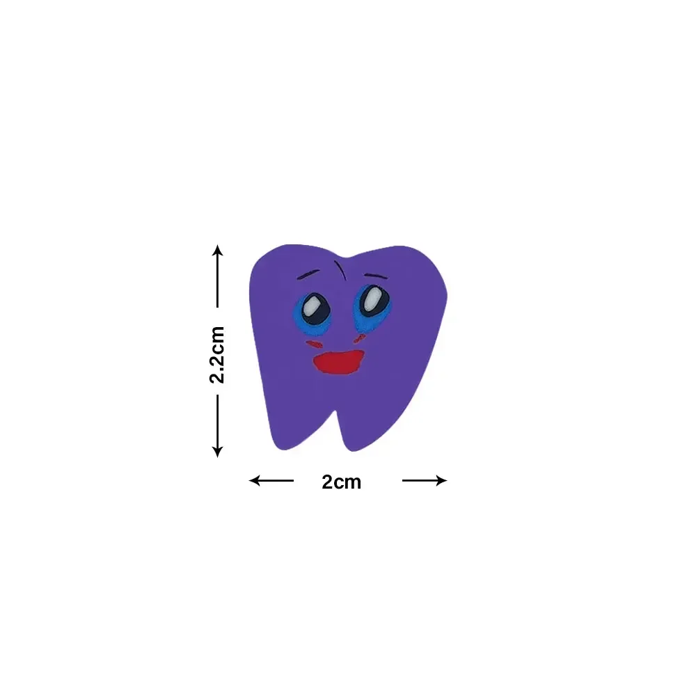 ‌50pcs Dental Molar Erasers Multi Color Rubber Teeth Shaped School Gifts for Kids Dentist Clinic Education
