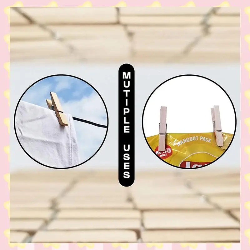 

AB51 200X прищепки для одежды, сверхмощные уличные с пружиной, деревянные прищепки для поделок и подвешивания одежды