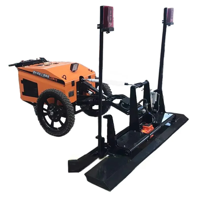 Two Wheels Concrete Leveling Screed Of Building Equipment