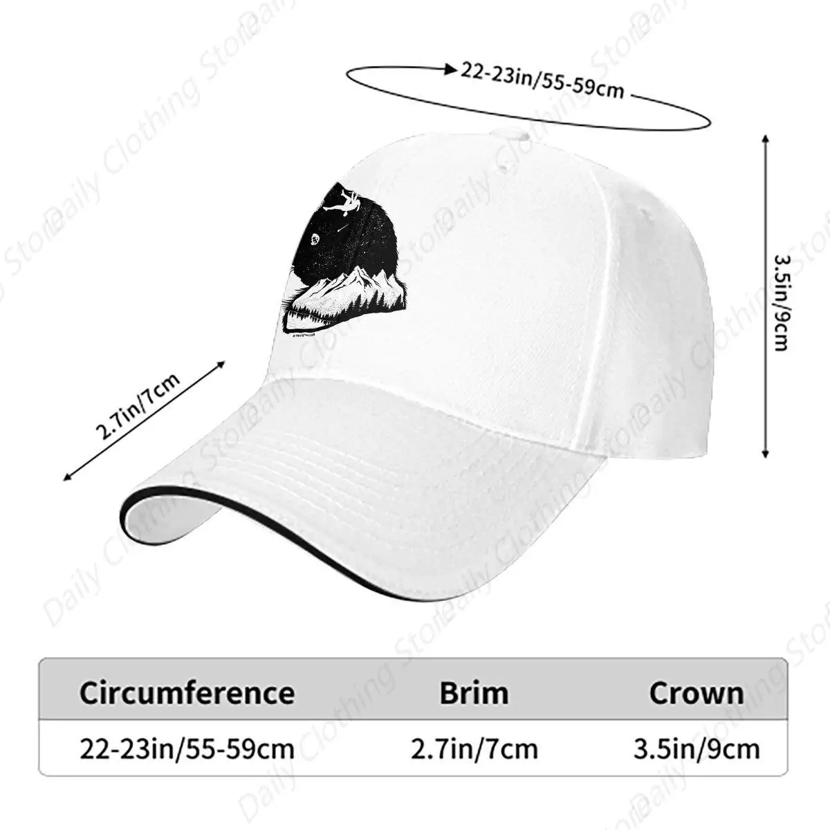 Mountain Climber Multicolor Hat Baseball Cap Men Women's Cat Lovers Rock Climbers Personalized Visor Protection Hat Outdoor Caps