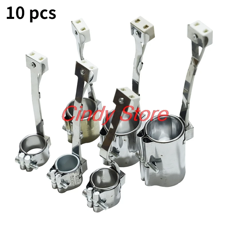 10pcs 220V Ceramic Band Heaters Heating Element Stainless Steel Band Heater Heating Ring for Injection Molding Machine
