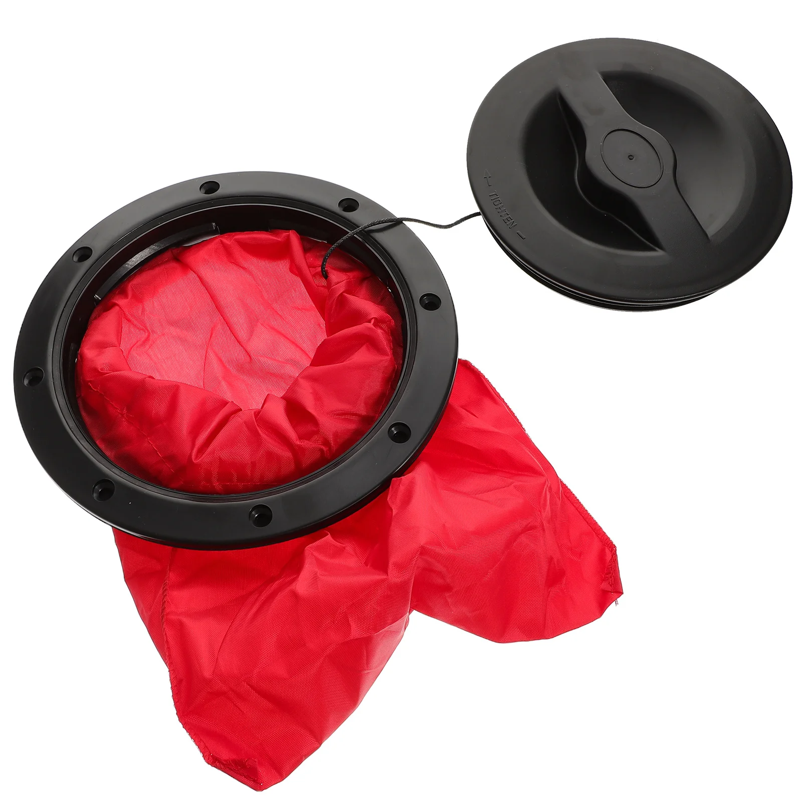 

Kayak Hatch Cover Waterproof Sealing Marine Heavy Duty Boat Black Deck Plate Lid for Canoe Storage ABS Material Durability