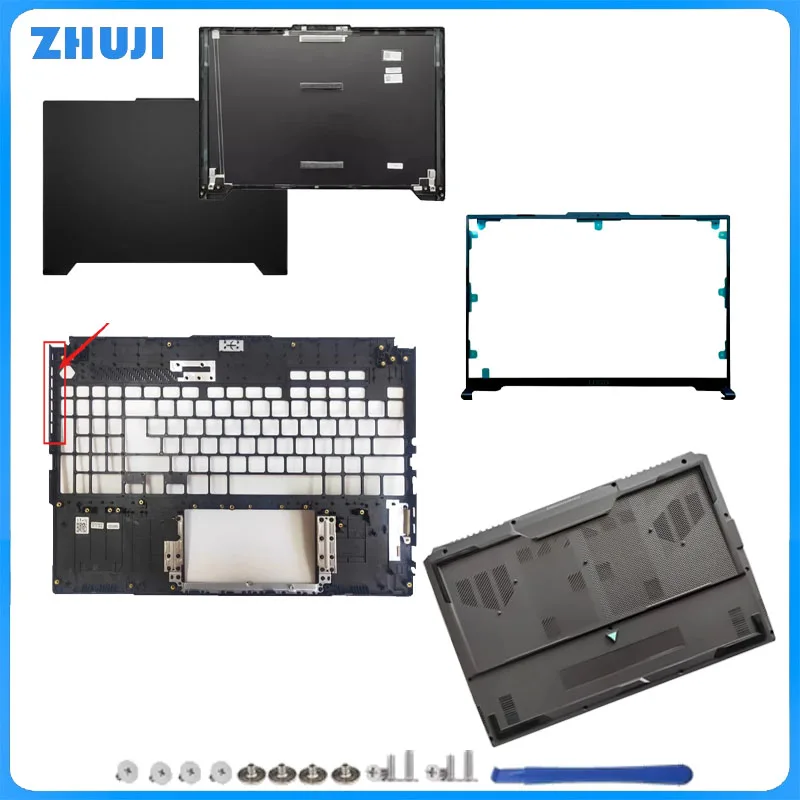 

Notebook Screen LCD Back Cover Front Bezel Palmrest Bottom Case Laptops Accessories For TUF A16 FA617RS FA617 FX617 FX607