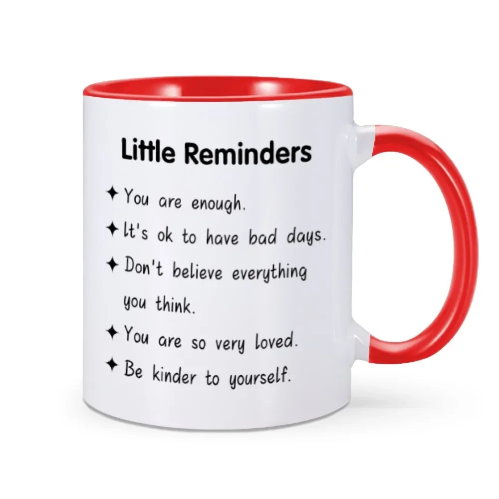 Appreciation Gift Coffee Mug Little Reminder Inspiration Tea Cup to Coworker Colleague Leaving Gift 11oz Ceramic Home Office Cup