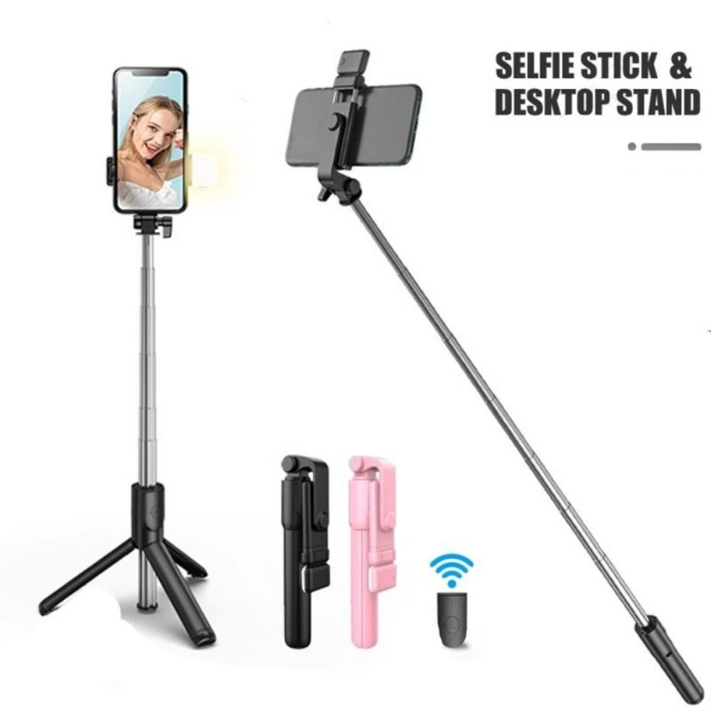 

For Foldable Selfie Stick with Fill Light Bluetooth Mini Tripod Holder Wireless Remote with Remote Shutter Huawei/Xiaomi/iPhone