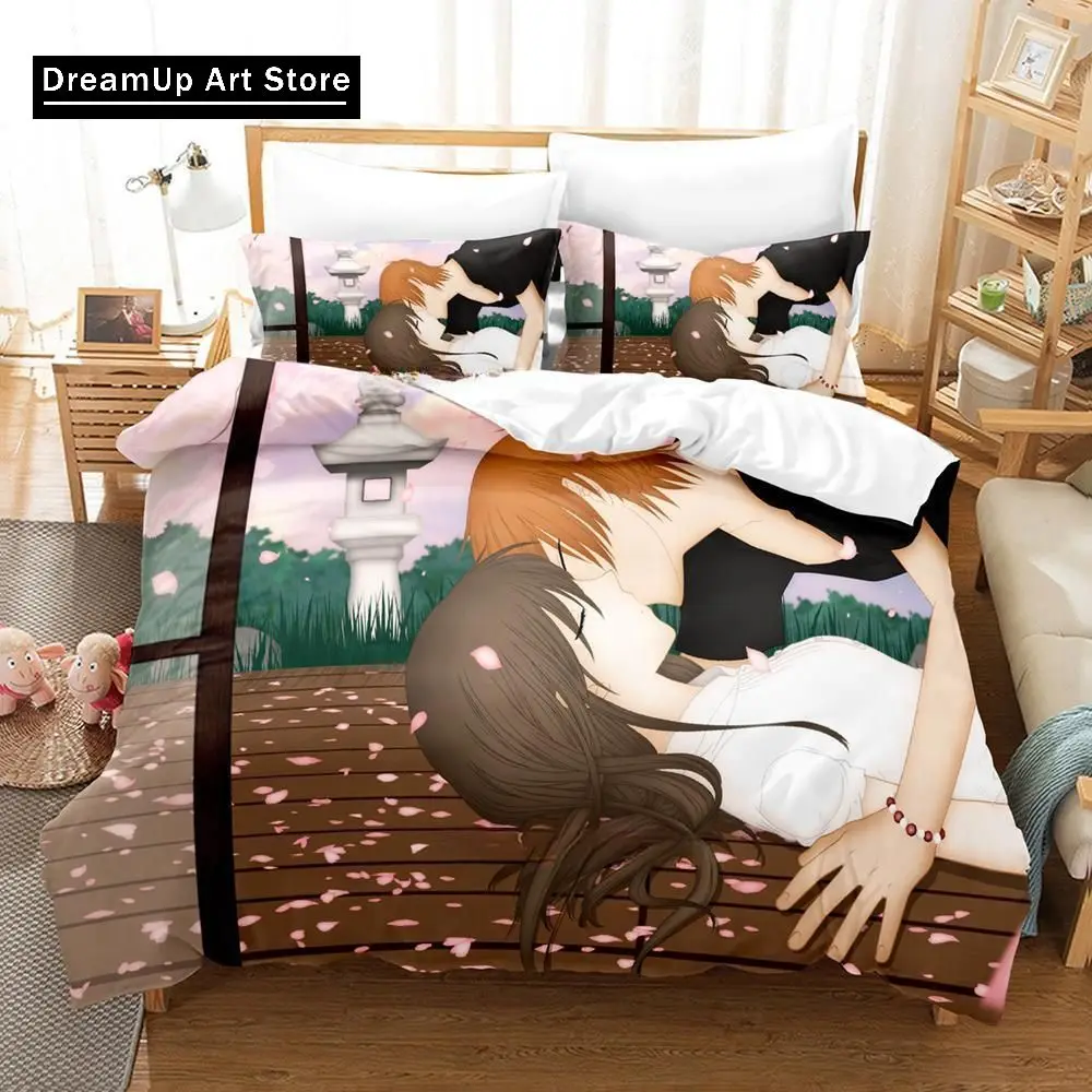 3d Print Anime Fruits Basket Bedding Set Single Twin Full Queen King Size Bed Set Adult Kid Bedroom Duvetcover Sets Home Textile