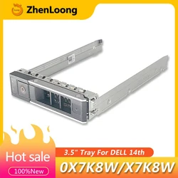 NEW Original 0X7K8W for DELL Server R7525 R640 R750 R740 14G Precision 3930 7920 3.5'' Hard Disk Drive Caddy Tray X7K8W