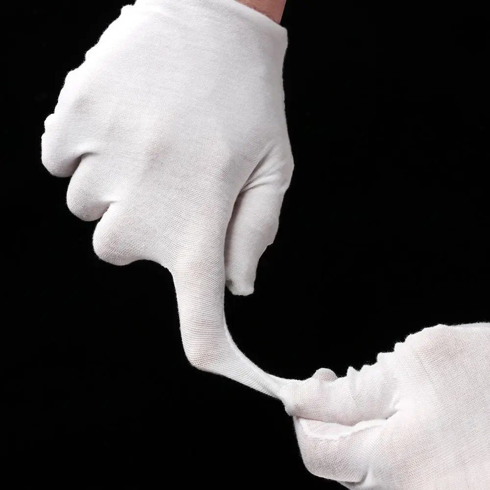 Gardening Etiquette Supplies Jewelry Appreciation Labor Protection Gloves Household Cleaning Materials White Cotton Gloves