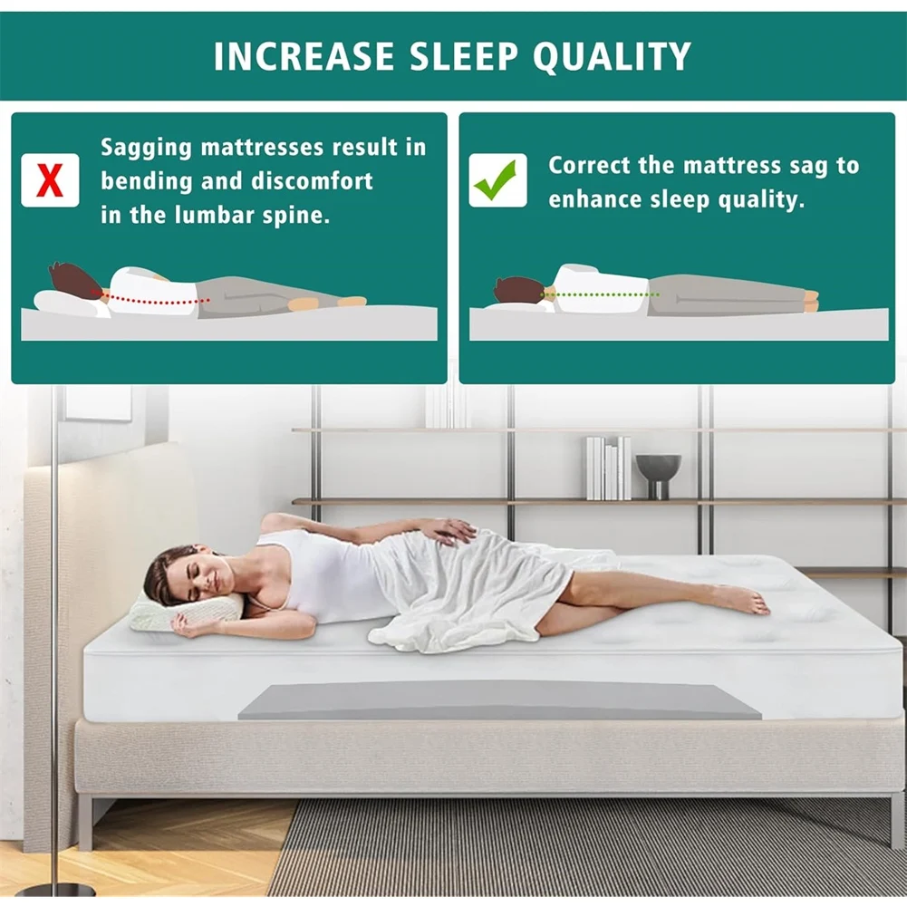 

VEHO-Для провисания кровати 47 X 25 X 2-дюймовая пенопластовая вставка высокой плотности для провисания матраса, поддержка фиксации тонущих кроватей, 1 шт.