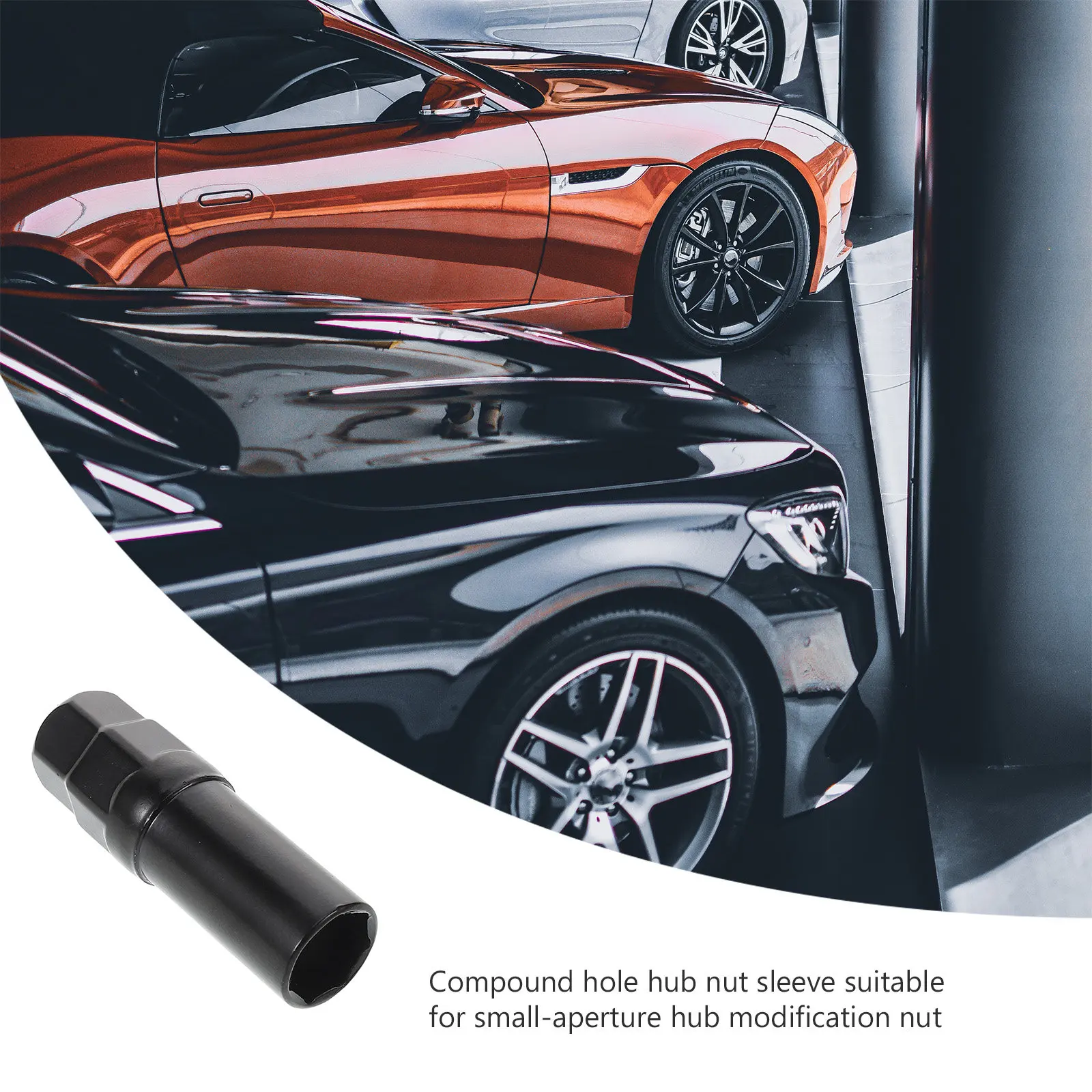 Wheel Hub Nut Socket Anti- Lock High-Strength Replacement Drive Impact Lug Nut Socket Protective Auto Repair