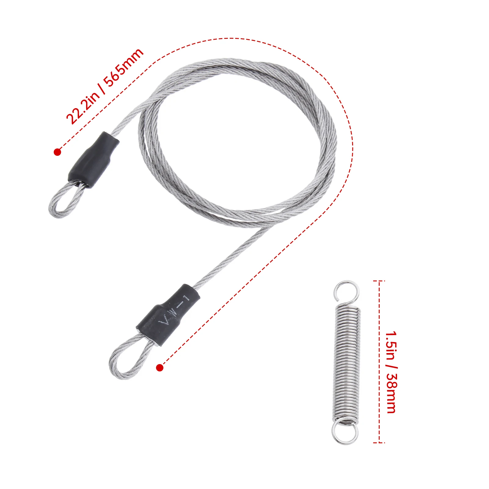 HobbyPark RC Crawler Limb Riser Cable Steel Rope for Traxxas TRX-4 TRX4 Axial SCX10 RC4WD D90 Tamiya CC01