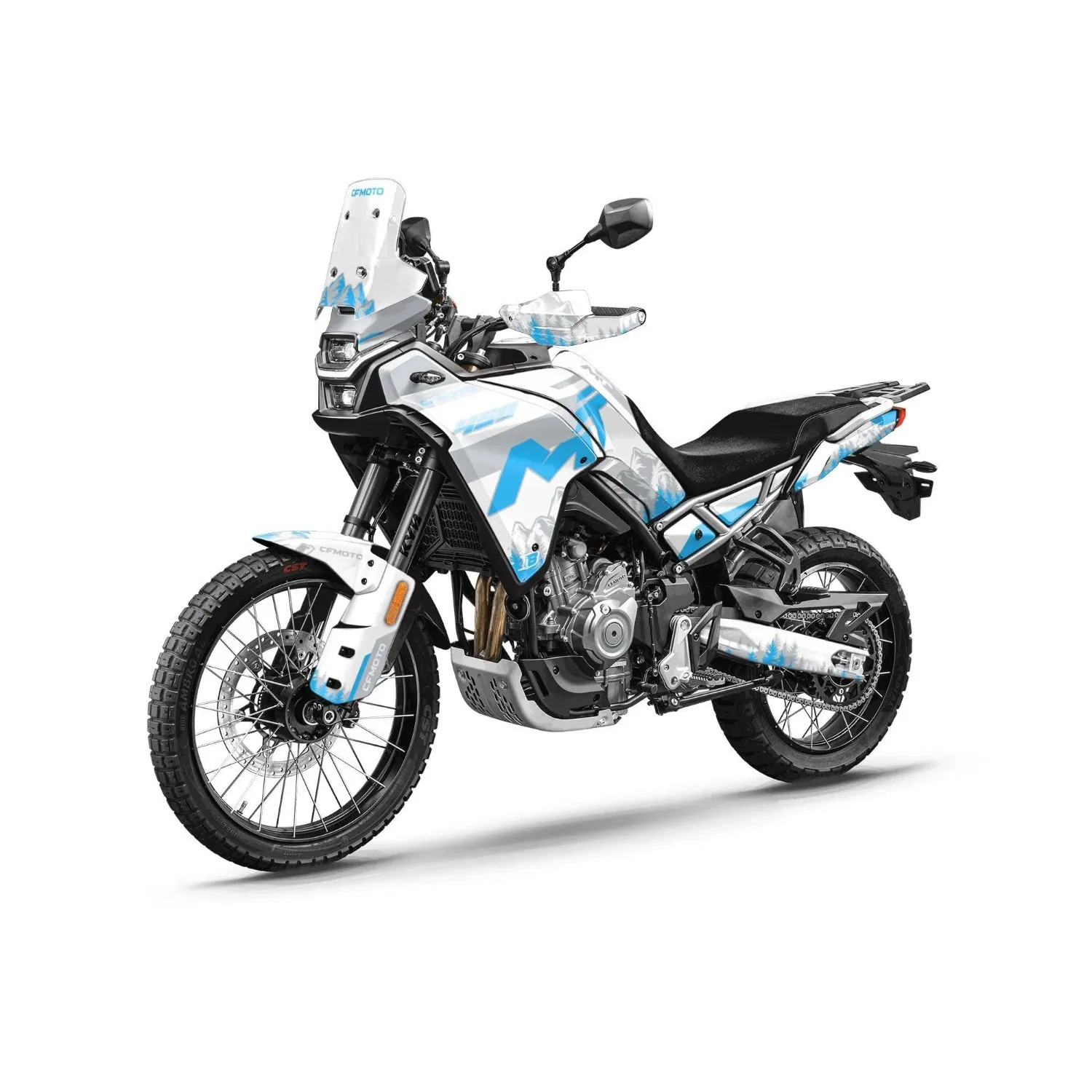 Motorcycle Body Fairing Sticker Decal Protective Street Bike Full Graphic Kit  For CFMOTO 450MT 2024-2026 Design 22