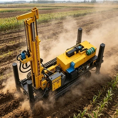 Factory Hydraulic Deep Borehole Water Well Drilling Rig Machine Truck Engines Zongshen 250cc Engine 3m Diesel 200m