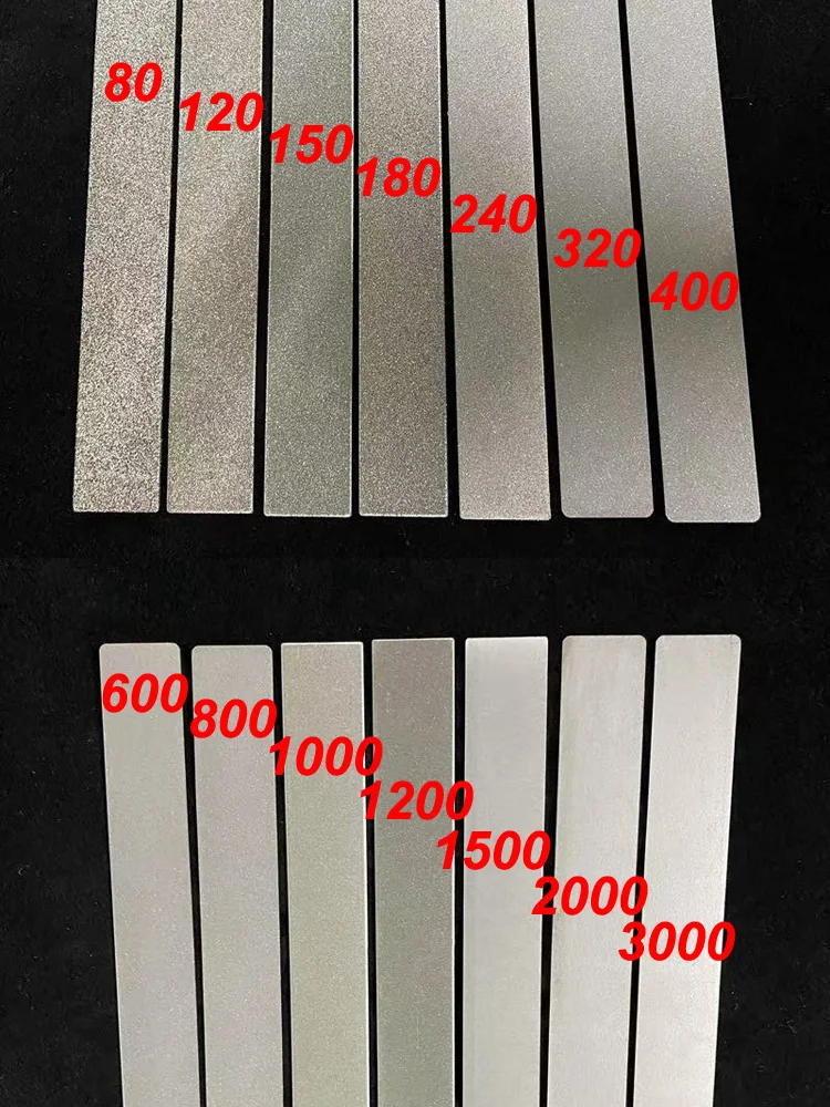80-3000 Körnung Diamant-Schleifstein-Set ohne Sockel | Professionelles Messerschärfen | Schleifwerkzeug für Küche, Heimwerkerarbeiten & Metallpolitur – Detail 1