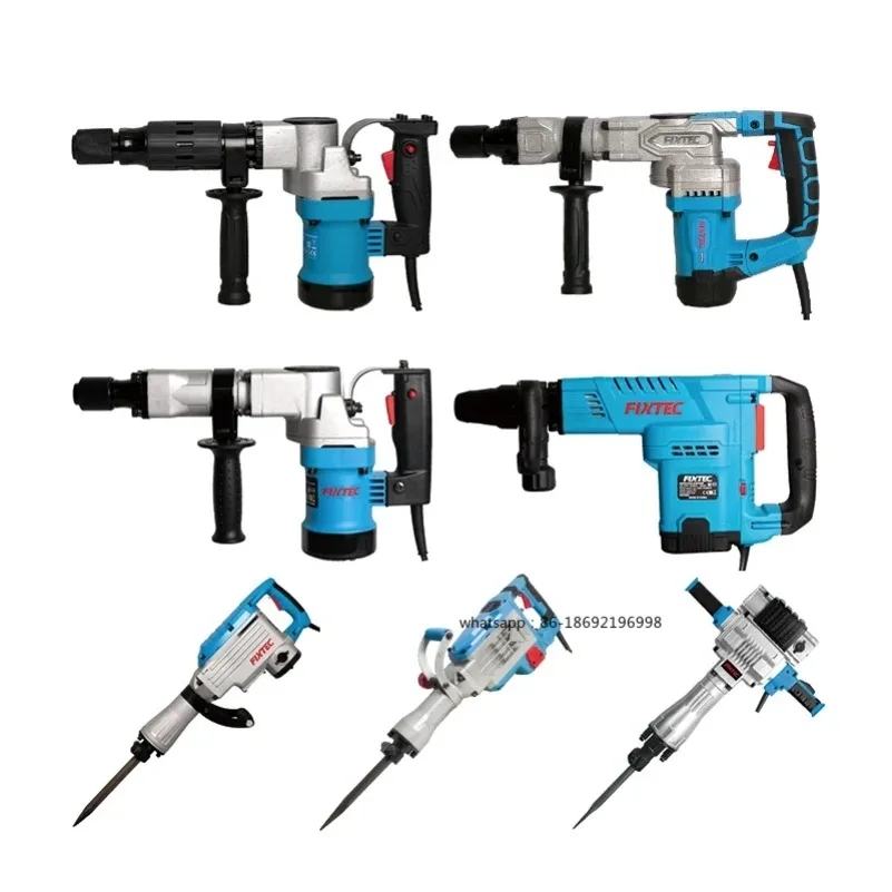 1100W/1300W/1500W/1700W/1800W/2100W SDS Max Demolition Hammer Breaker Power Hammer Drills