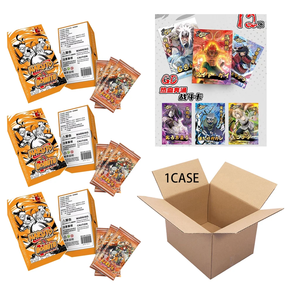 Wholesale Naruto Case Cards Anime Uzumaki Naruto Uchiha Sasuke Haruno Sakura Uchiha Madara Rare Card Collection Boys' Toys