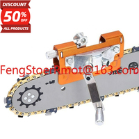 Suitable for portable chain saw grinders and chain saw sharpening fixtures for electric chain saws.