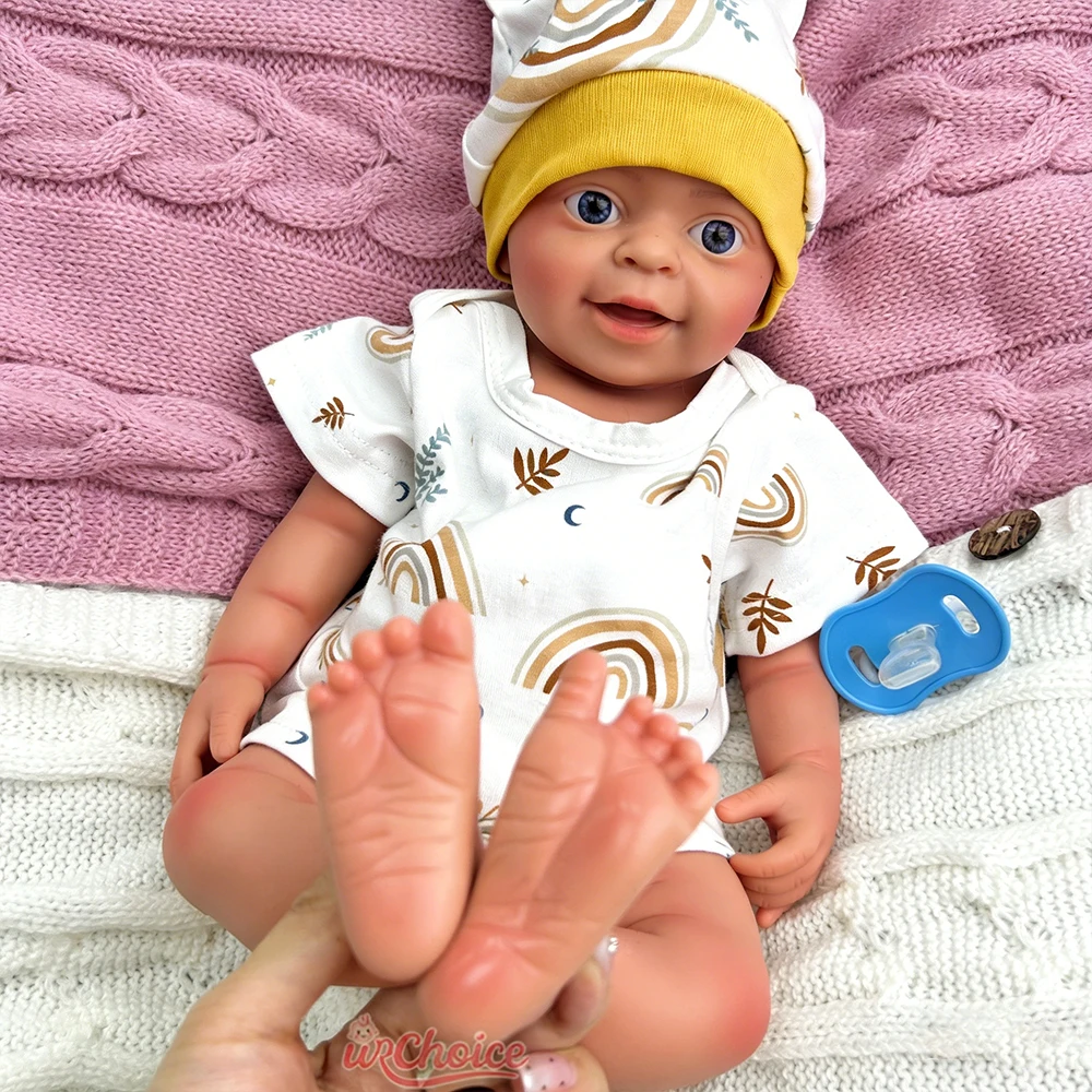 18Inch Hand-Painted Full Solid - đánh giá và giá Reborn Baby Doll Silicone Realistic