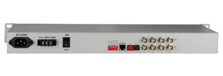 Pdh Equipment 4 Channel E1 BNC FE To Fiber Converter 4e1 Fiber Optical Multiplexer
