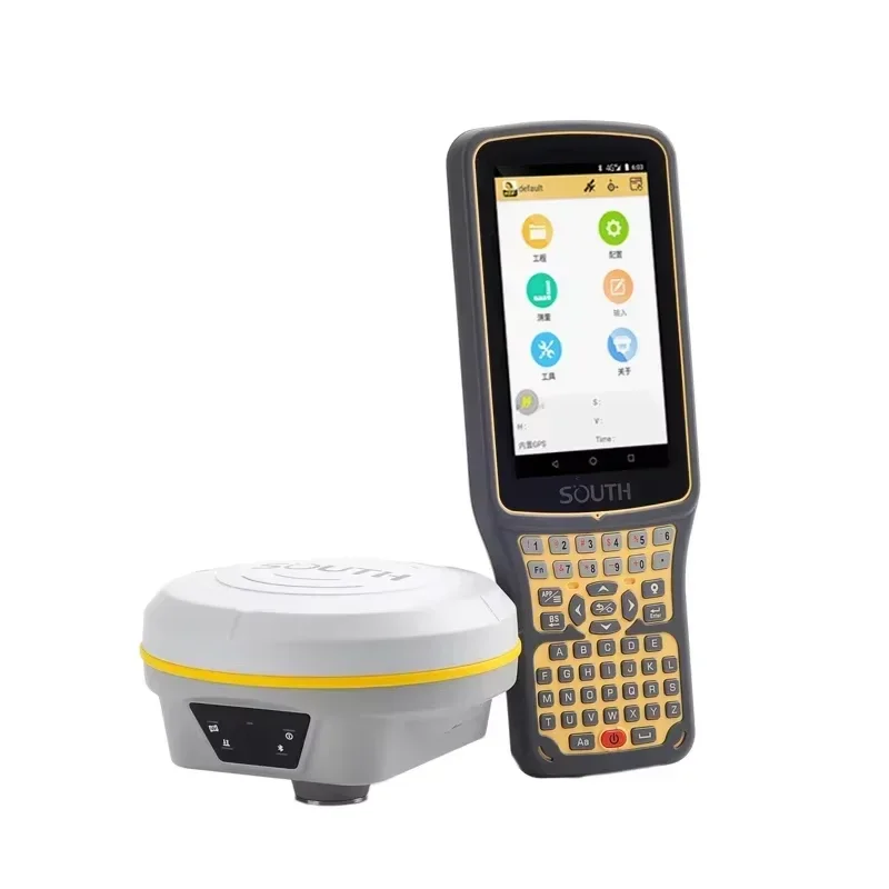 South G3 RTK GPS Gnss Land Survey Surveying Instrument,Integrated Transceiver Farlink Radio,G3 Base And Rover Optional Languages