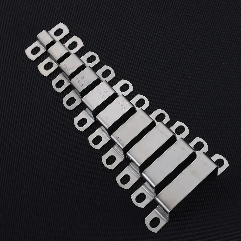 Saddle Clip Horseback Hose Clamp Plumbing Tightening M-shaped U-shaped Square Rectangle Ohm Tube Card 304 Stainless Steel