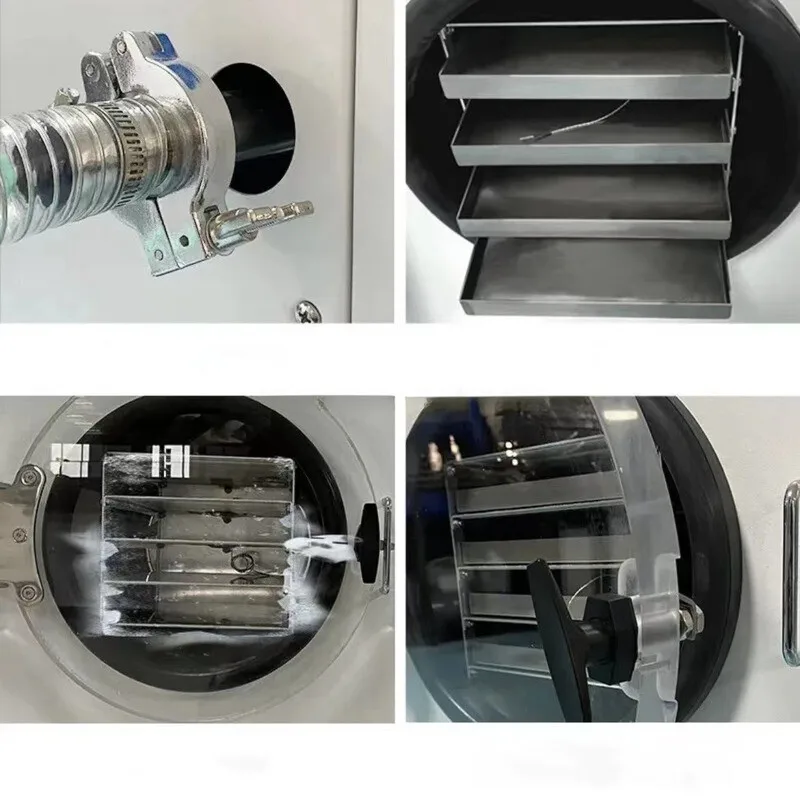 مجفف تجميد تجاري أوتوماتيكي لتجهيز الأغذية وتجفيف الحليب/الحلوى/اللحوم/الفواكه