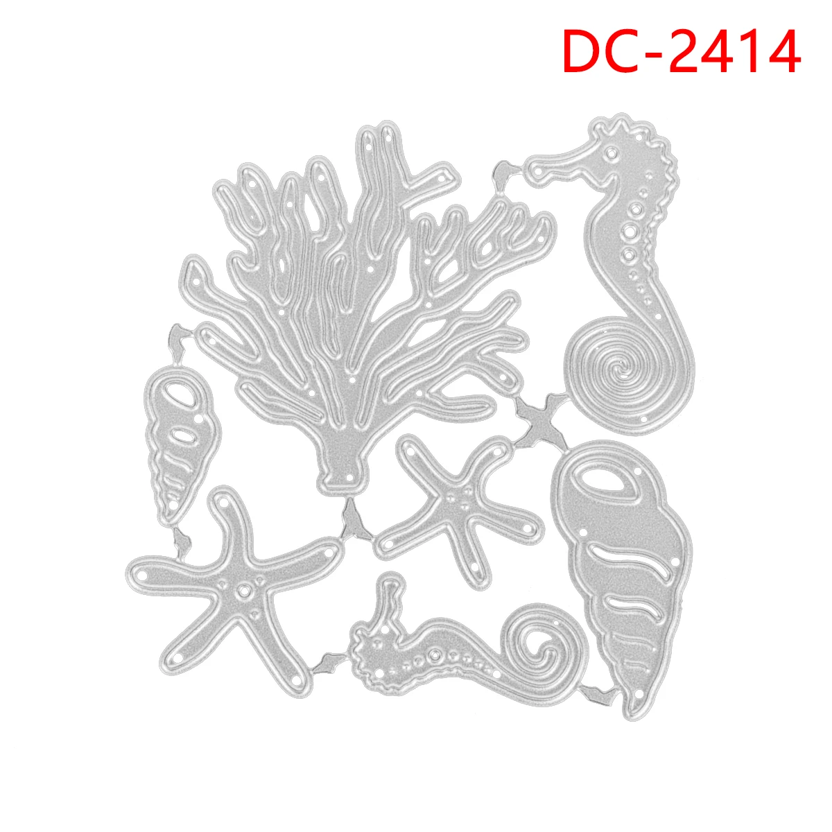 Seaweed seahorse shell Metal Cutting Dies Stencils For DIY Scrapbooking Decorative Embossing Handcraft Die Cutting Template Sea