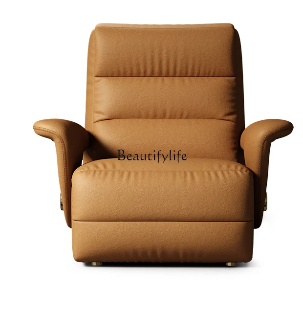 Luxury Villa Living Room Couch Designer Model Leather Electric Leisure Chair