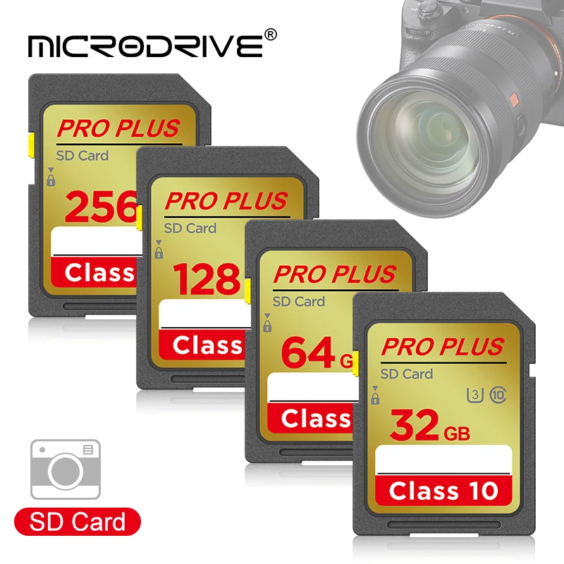 Extreme SD Card Memory Card 32GB 16GB 64GB 128GB 256GB UHS-I Camera Class 10 Real Capacity 4K For Video Camera Flash SD Card