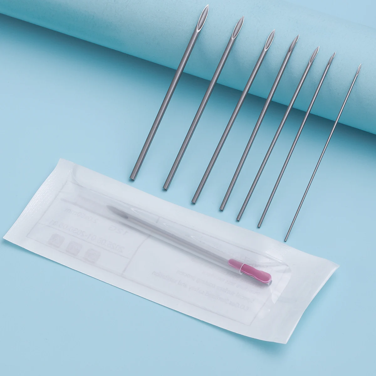 50 teile/schachtel 60mm Neue Länge Körper Piercing Nadeln Sterilisiert Einweg Nadel Zunge Bauch Lip Nase Ohr Knorpel Piercing Werkzeug – Detail 8