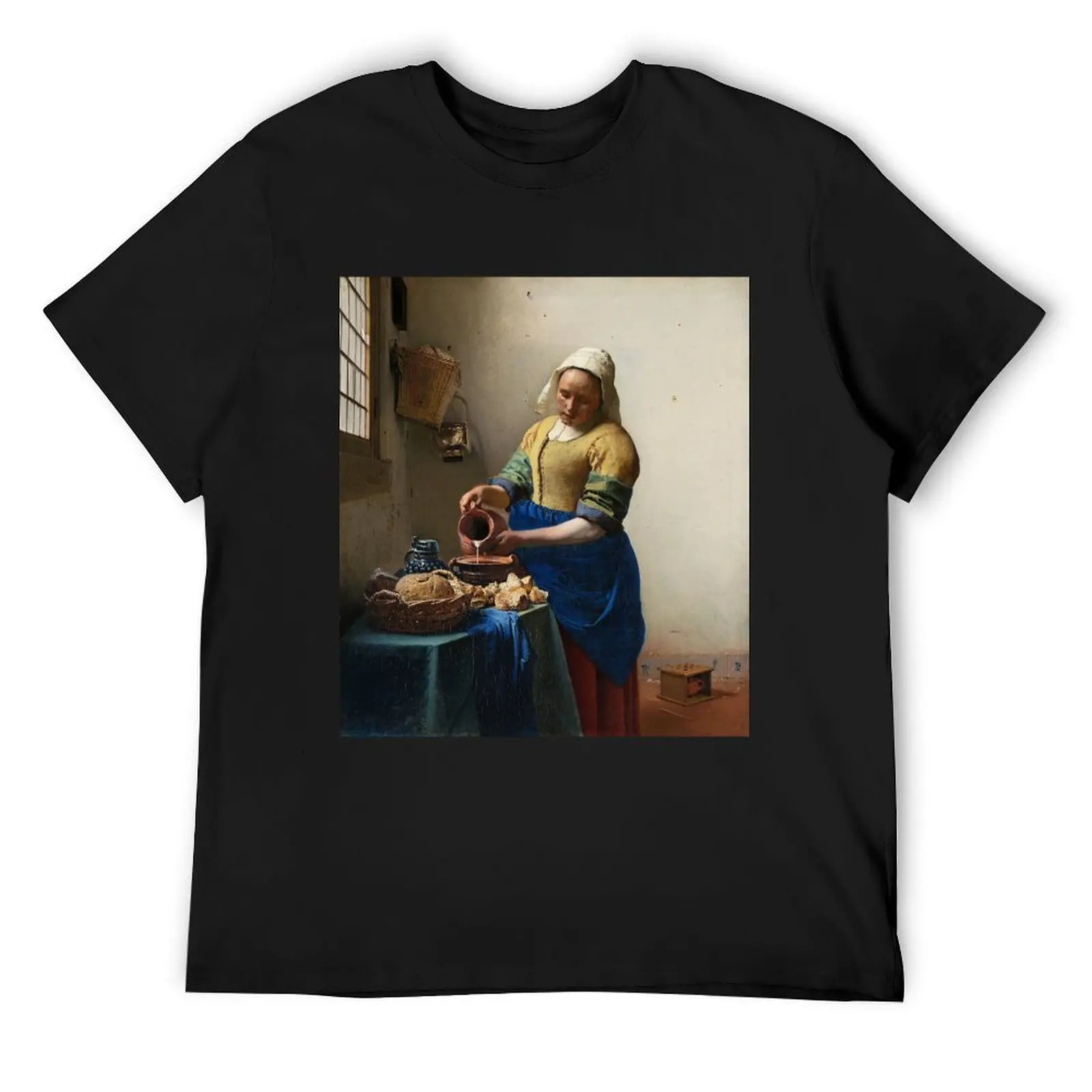 Het melkmeisje (The Milkmaid) by Johannes Vermeer (c. 1660) T-Shirt