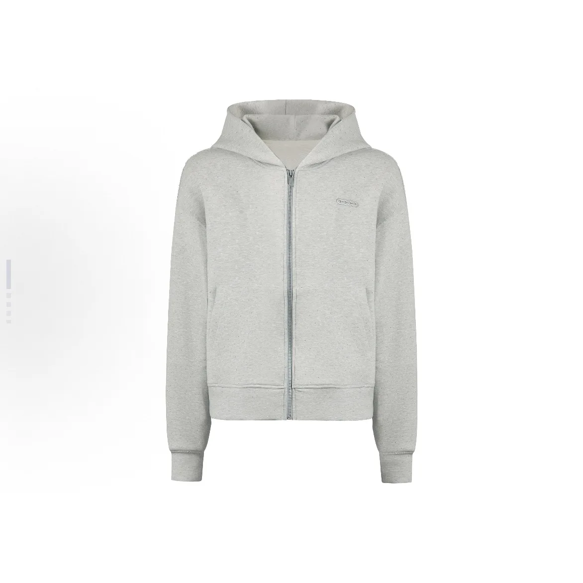 High-Quality Goodbrand Sparkling Silver Starry Sky Rhinestone Air Layer Unisex Hooded Sweatshirt