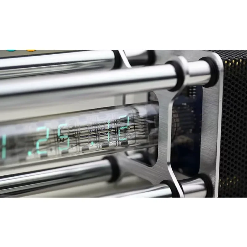 IV-18 VFD Clock Tube Display Retro Nixie Style Desktop Alarm Clock Electronic DIY Kit Vintage Home Office Decor Gift
