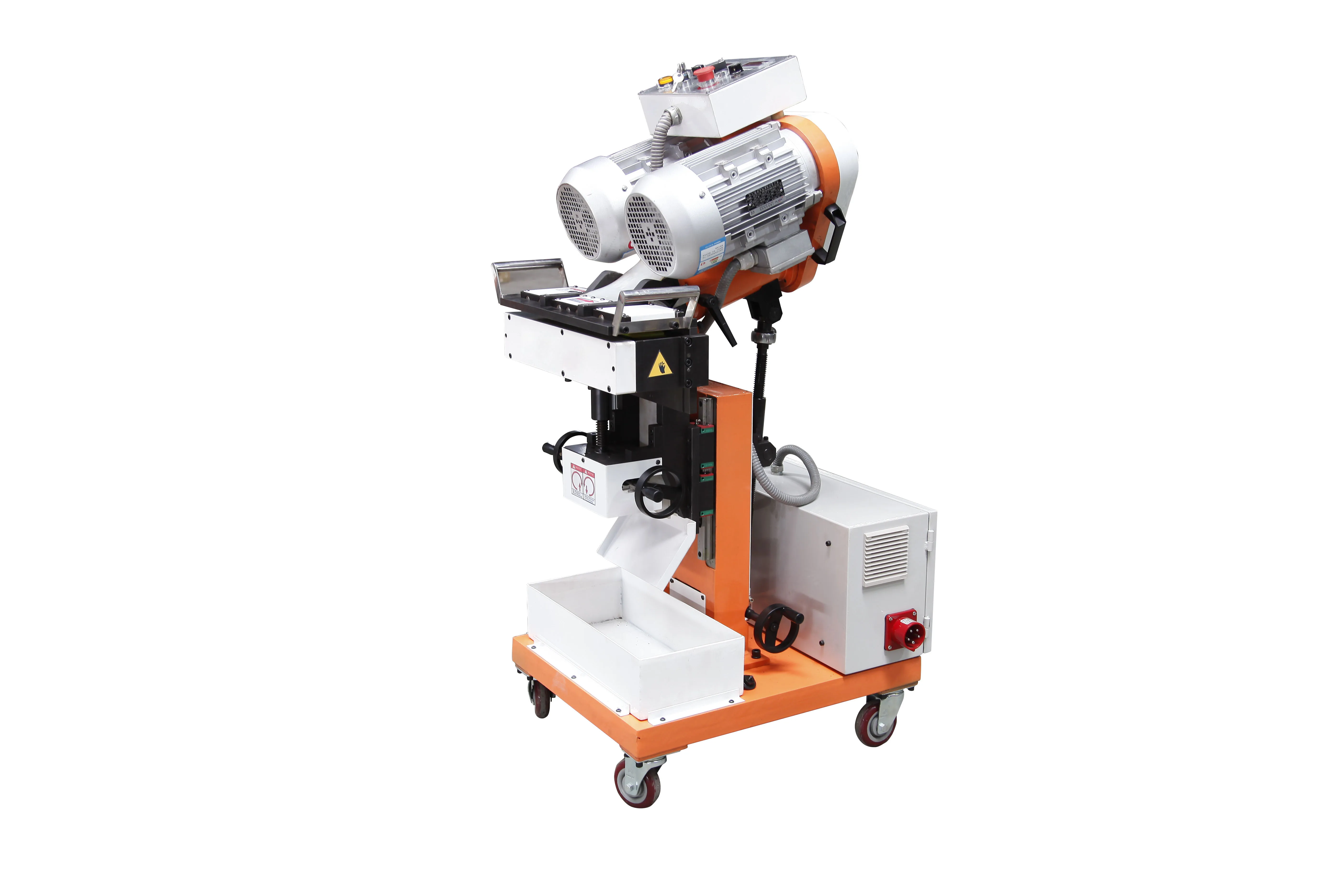 آلة الشطب المعدنية الكهربائية القوية PB-80، لوحة سميكة Beveler للبناء