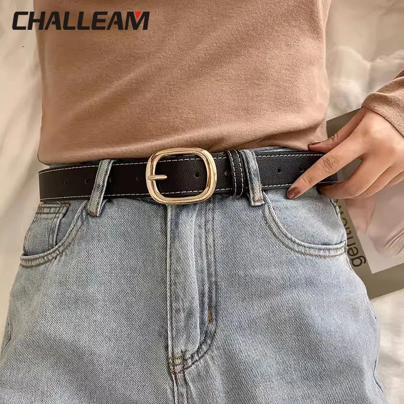 

New Women's Belt Minimalist ins Vintage Fashion Decoration Casual Belt Women's Matching Jeans Versatile Belt 285