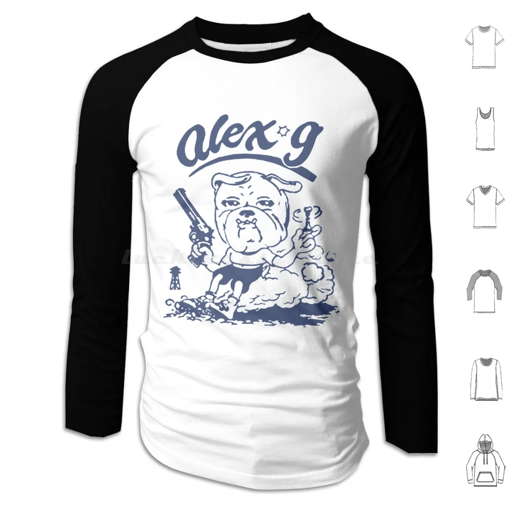 

Bulldog Sandy Alex G Hoodies Long Sleeve Indie Alex G Sandy Alex G Band Clairo Bedroom Pop Emo Grunge Punk De Marco