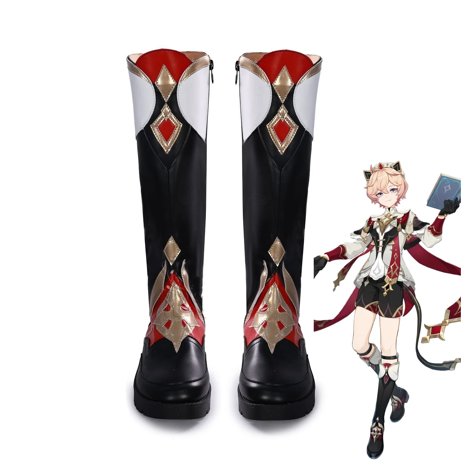 

Dahlia Cosplay Shoes Anime Dahlia Cosplay Game Genshin Impact Shoe