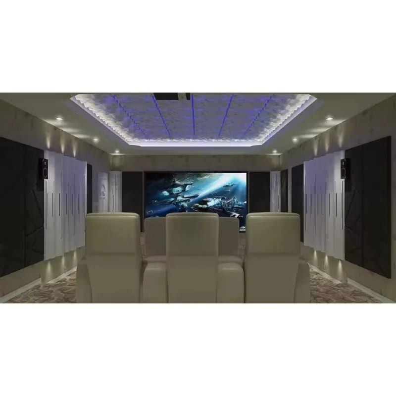 Modern 3D Colorful Acoustic Sound Diffuser Panel Sound Insulation Highly Effective Sound Absorption for Decorative Ceiling/Wall
