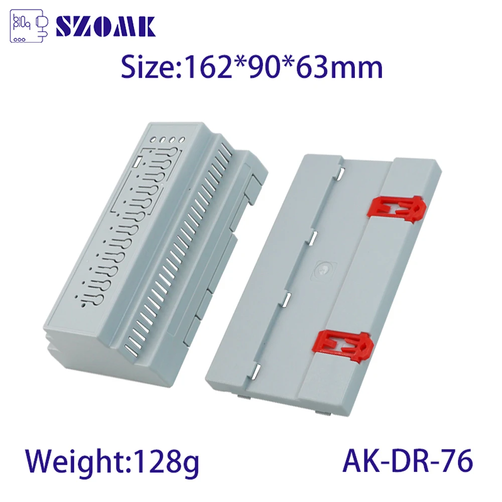 Instrument Box of plastic 162*90*63mm electric energy meter Din Rail Enclosure