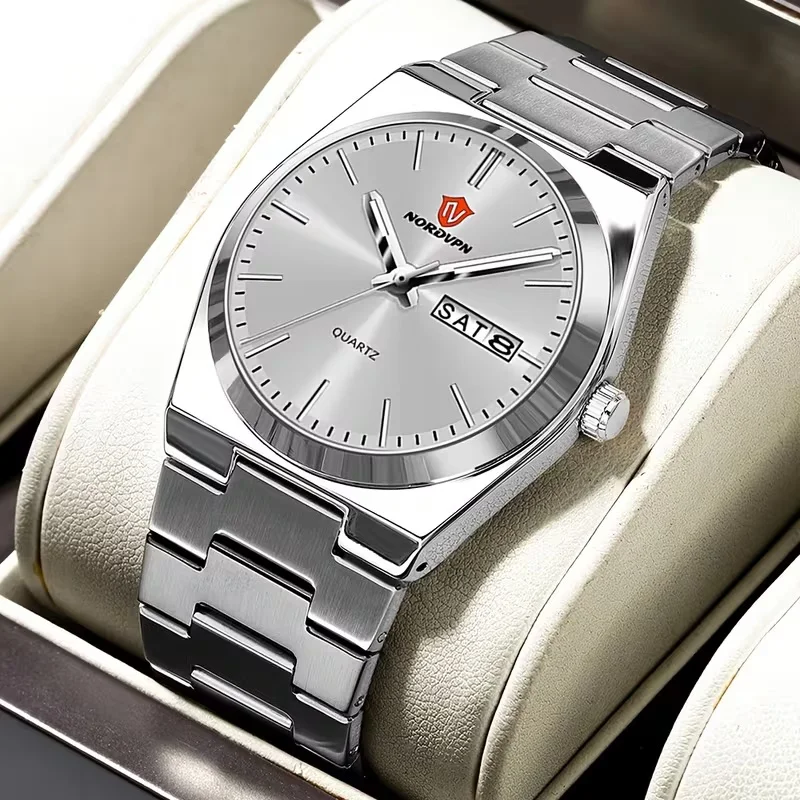 New Ultra-Thin Men's Watch Business Casual Glow-in-the-Dark Quartz Watch – Ideal Gift Choice
