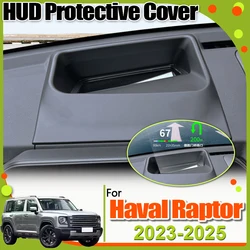For Haval Raptor 2024 Accessories 2023 2025 Car HUD Protective Cover Head-Up Display Dust Cover Frame Modification Car Accessory