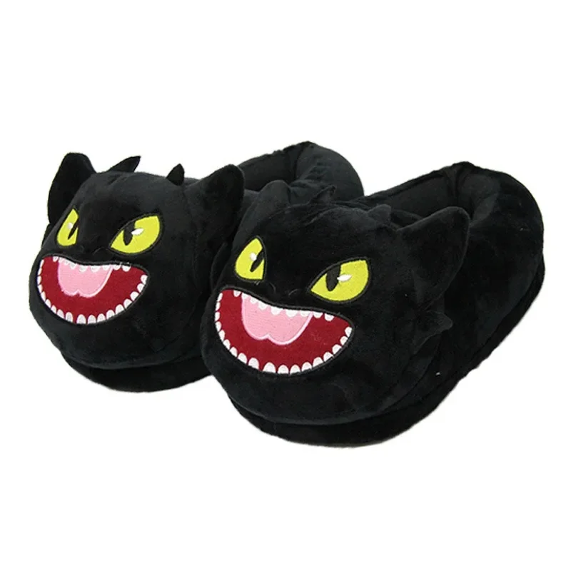 

How To Train Your Dragons Cartoon Anime Plush Slippers Indoor Couple Cotton Slippers Winter Warm Home Shoes Daily Necessities