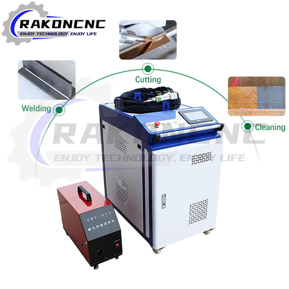 

Jinan Rakoncnc RCW 1000 Fiber Laser Welding Machine For Metal Aluminum For Stainless Steel