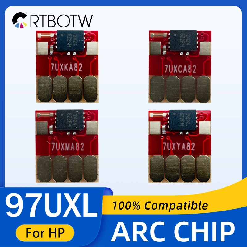 ARC CHIP 97U CISS For HP 972 973 974 975 XL Ink Cartridge Compatible PageWide Pro 452 477 552 352 377dw 452 477dn Printer Refill