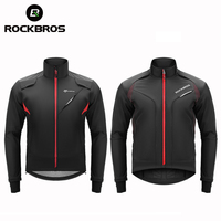 ROCKBROS Winter Bicycle Jackets Men Women Windproof Keep Warm Bicycle Jersey Reflective Waterproof Cycling Jacket Tops Coats