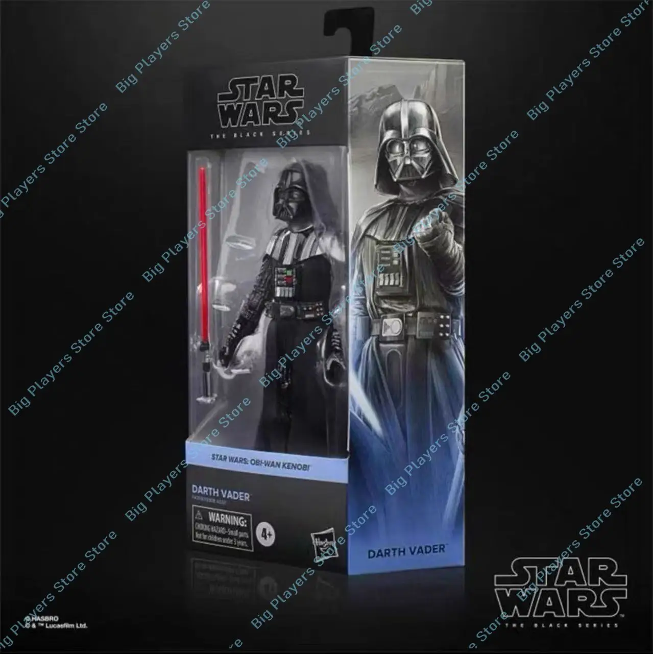 Op voorraad Hasbro Star Wars Darth Vader Black Warrior Amerikaanse tv-serie Obi-Wan 6-inch Black Box Red-eye Green Light