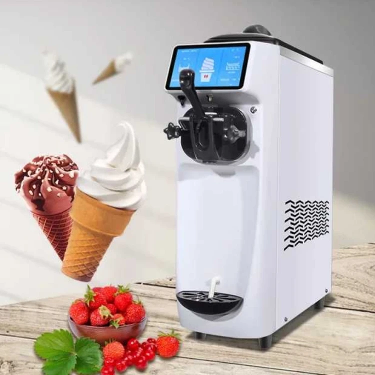 commercial 18-38L/H Clean Summer 3 flavor Soft serve Ice Cream Machine