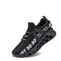 Men's Shoes 2024 New Summer Flying Weaving Trend Breathable Sports Leisure Running Mesh Shoes